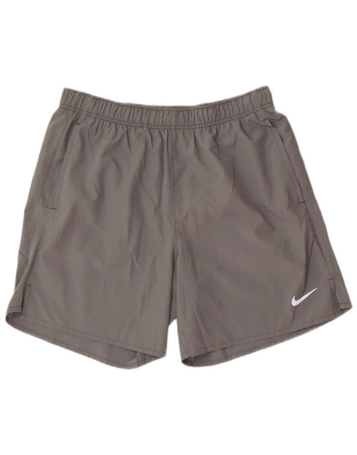Nike Herren Dri Fit Sportshorts, großes graues Polyester