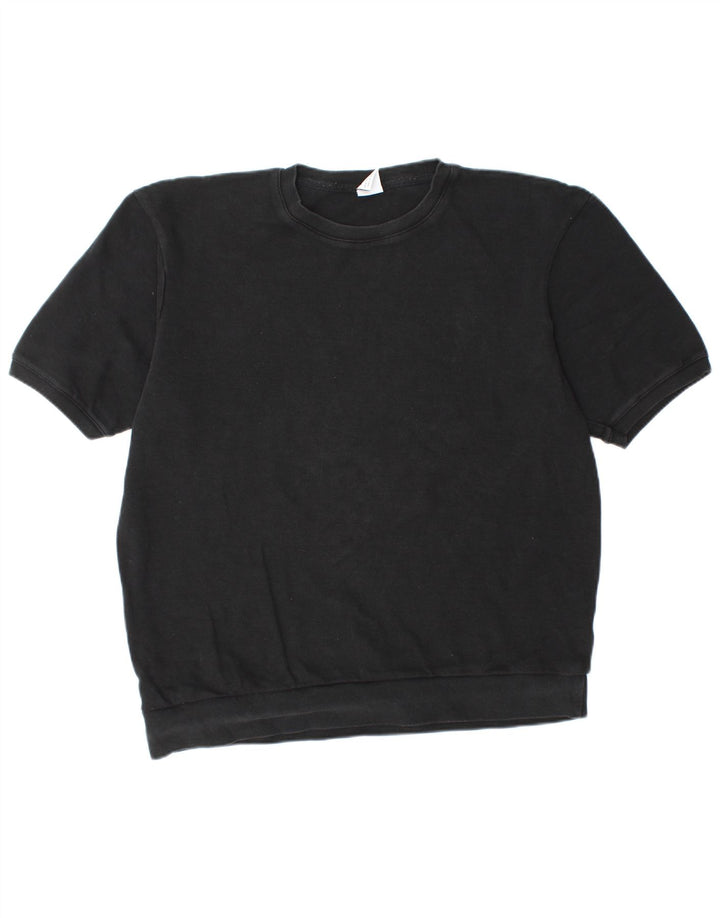 Kurzärmliger Herren-Pullover mit Rundhalsausschnitt, XL