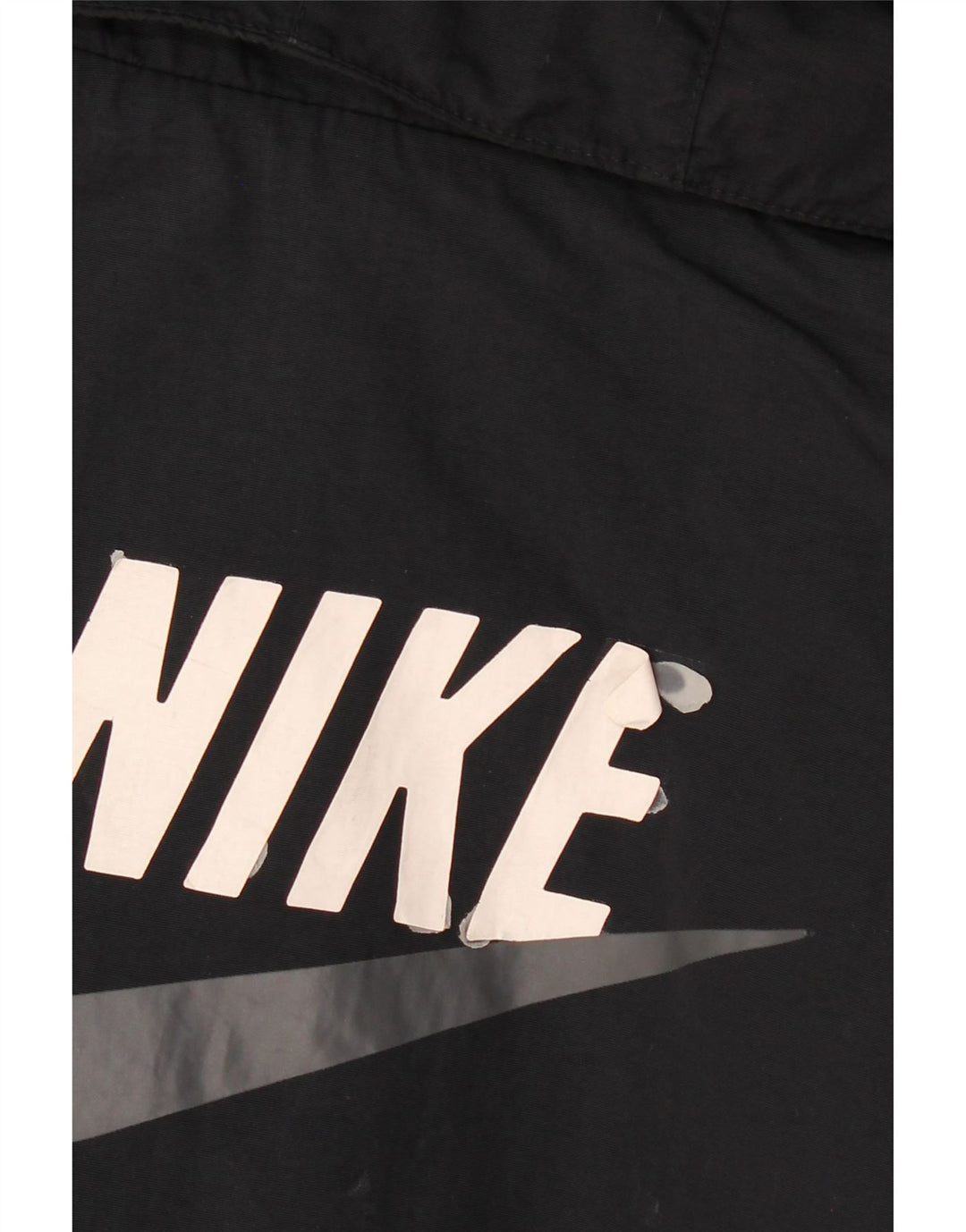Nike Jungen-Windbreakerjacke mit Kapuze, 12–13 Jahre, groß, schwarzes Nylon