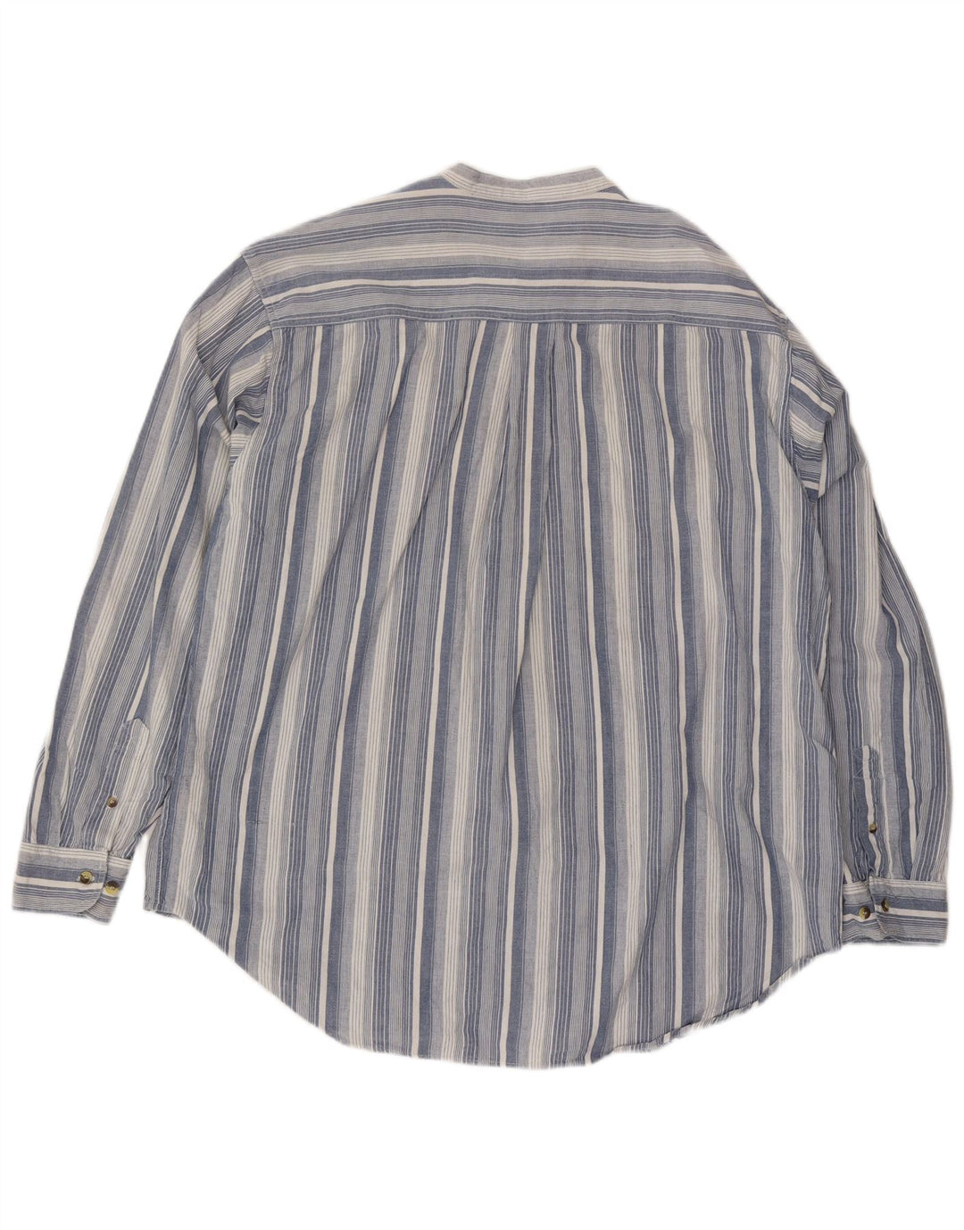 St. Bernard Herrenhemd XL blau gestreift aus Baumwolle
