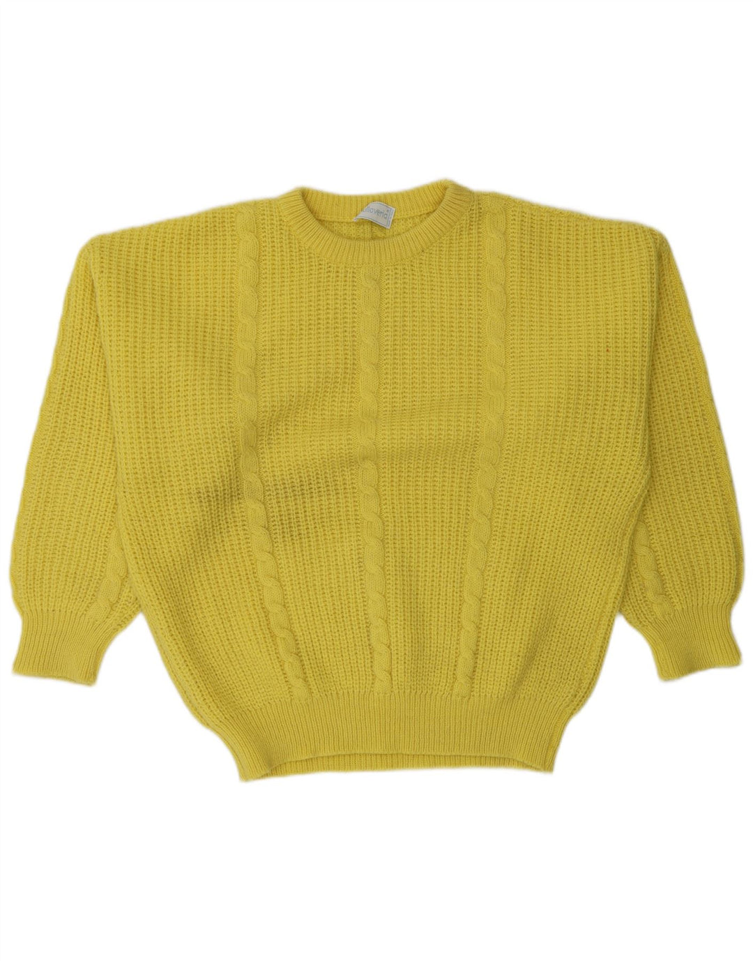 Pulloveria Herren-Pullover mit U-Boot-Ausschnitt, Größe L, Gelb