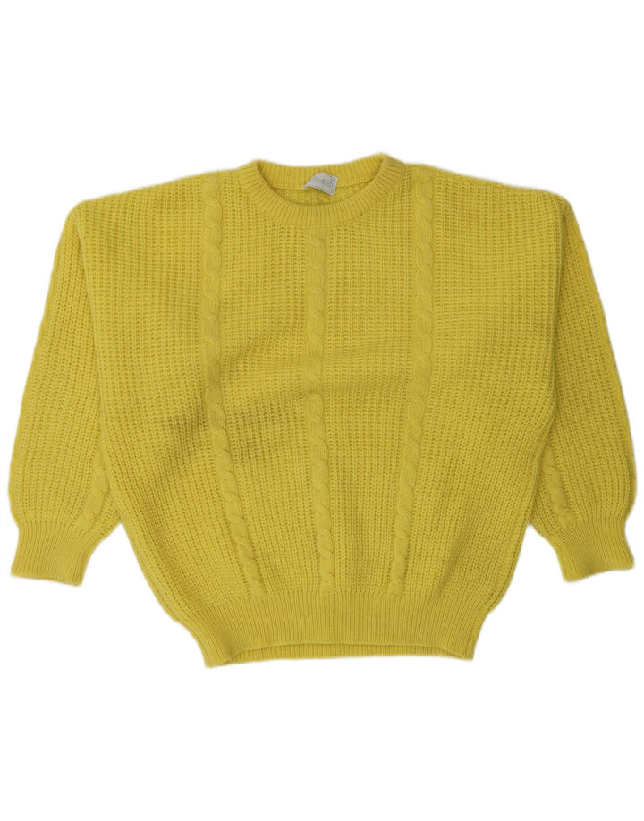 Pulloveria Herren-Pullover mit U-Boot-Ausschnitt, Größe L, Gelb