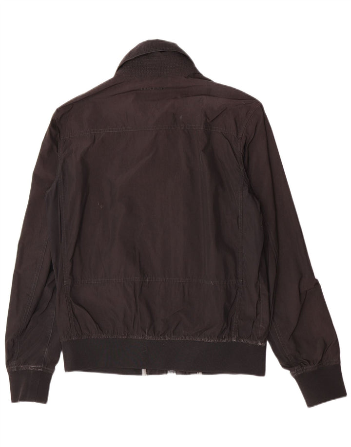 Tommy Hilfiger Herren Bomberjacke UK 38 Mittelschwarzes Polyester