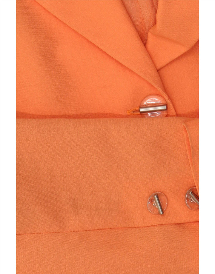 Prestige Damen-Blazer mit 5 Knöpfen, UK 12, Mittelorange
