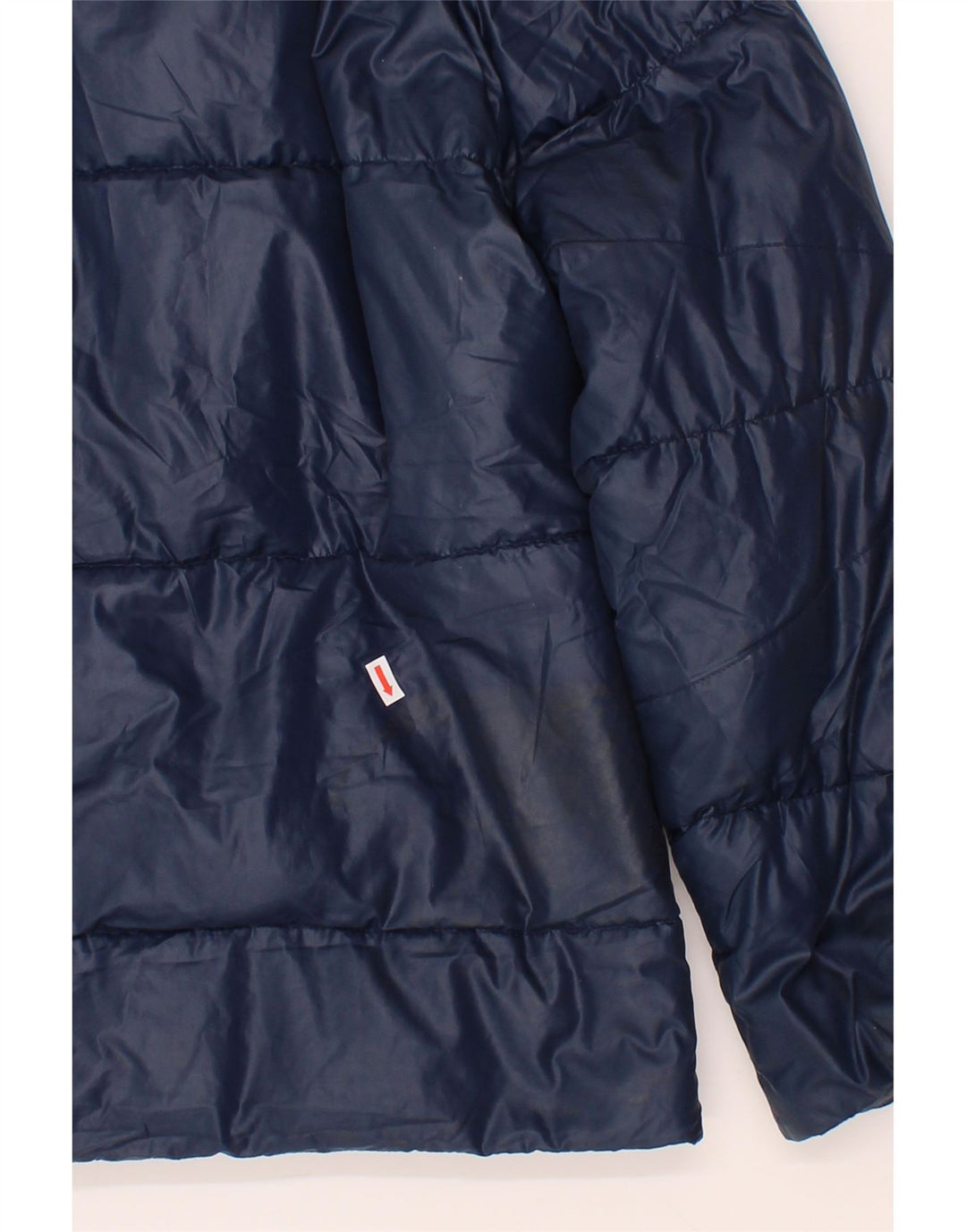 NIKE Womens Padded Jacket UK 10/12 Medium Navy Blue Polyester Vintage Nike and Second-Hand Nike from Messina Hembry 