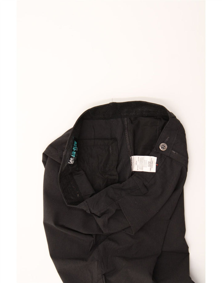 LEE Mens Slim Fit Chino Trousers  W32 L29 Black Polyester Vintage Lee and Second-Hand Lee from Messina Hembry 