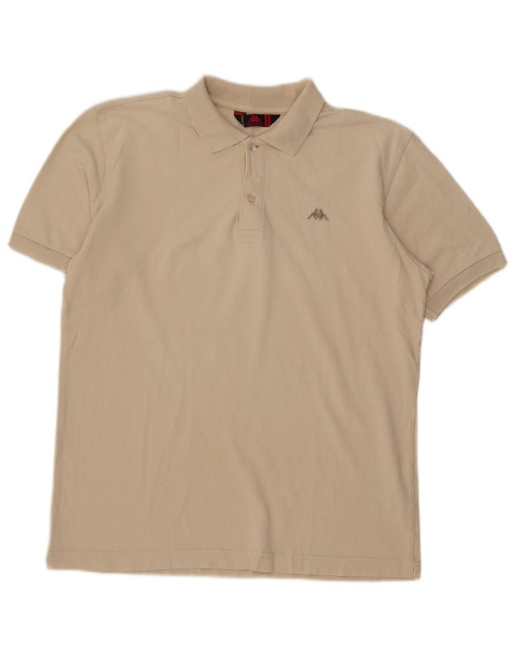 Kappa Herren Poloshirt Mittelbeige Baumwolle