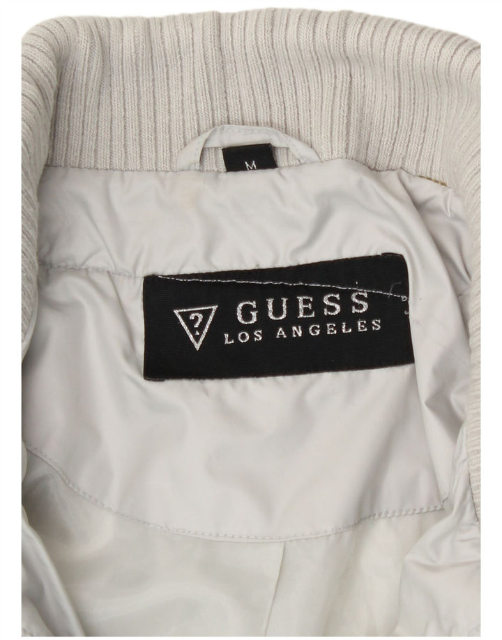 Guess Damen Steppmantel UK 14 Mittelweißes Polyester