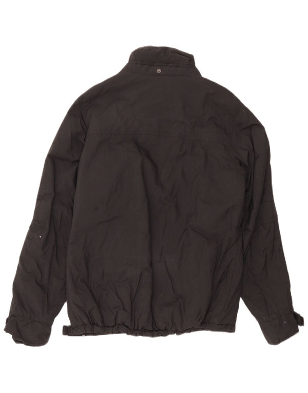 Maui Wowie Herren-Windbreaker-Jacke, UK 40, Größe L, Schwarz, Colourblock-Nylon