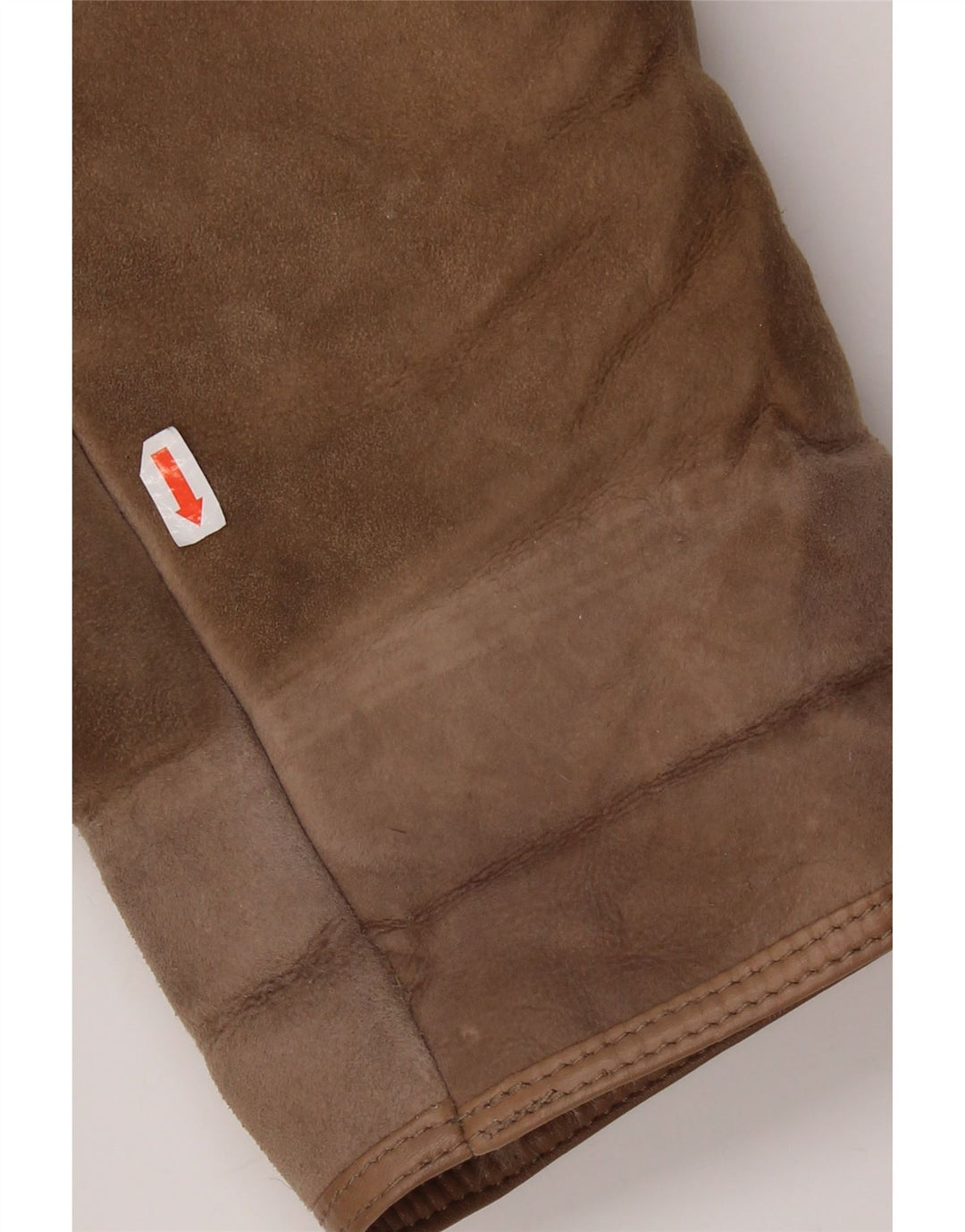 Vintage Damen Shearling Mantel EU 42 Großer Beige Shearling