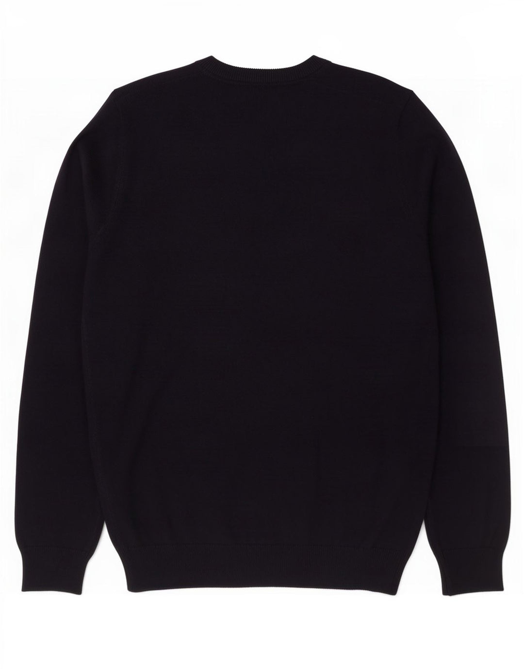 Marks & Spencer Herren-Pullover mit Rundhalsausschnitt, mittelmarineblaue Baumwolle