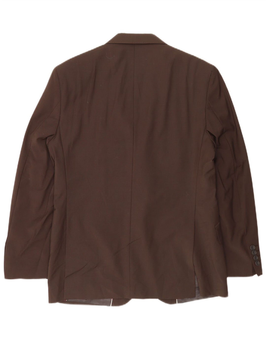 Marks & Spencer Herren-Blazer mit 2 Knöpfen, UK 38, mittelbraune Wolle