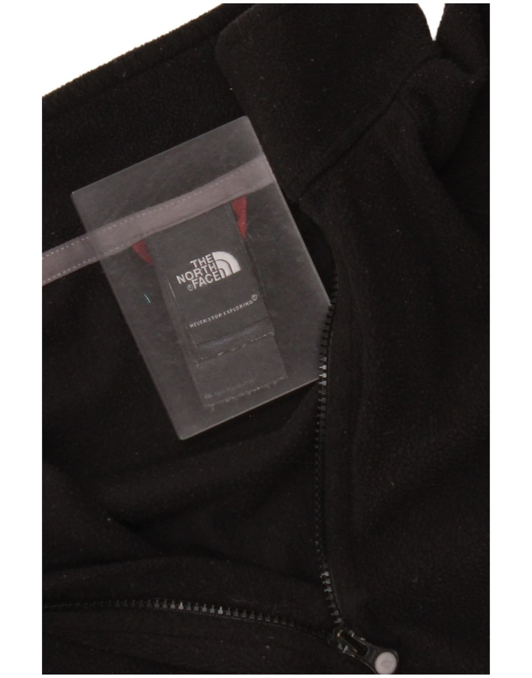 THE NORTH FACE Damen-Fleecepullover mit Reißverschluss am Hals, UK 14, mittelschwarz, Polyester