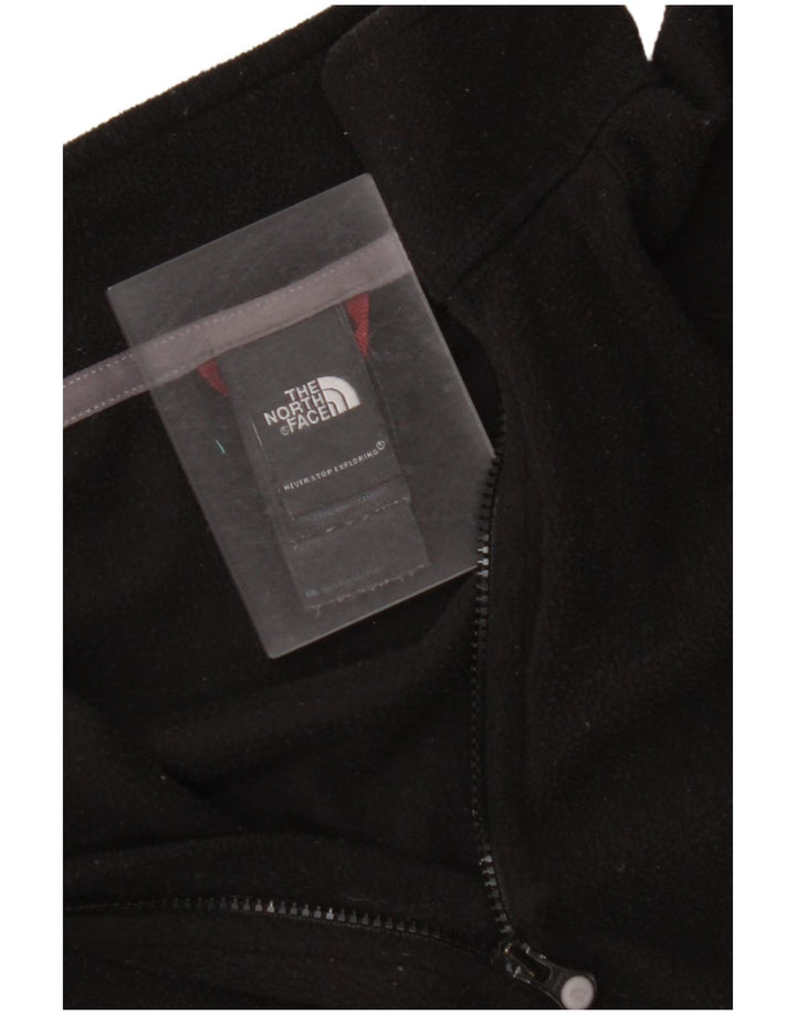 THE NORTH FACE Damen-Fleecepullover mit Reißverschluss am Hals, UK 14, mittelschwarz, Polyester