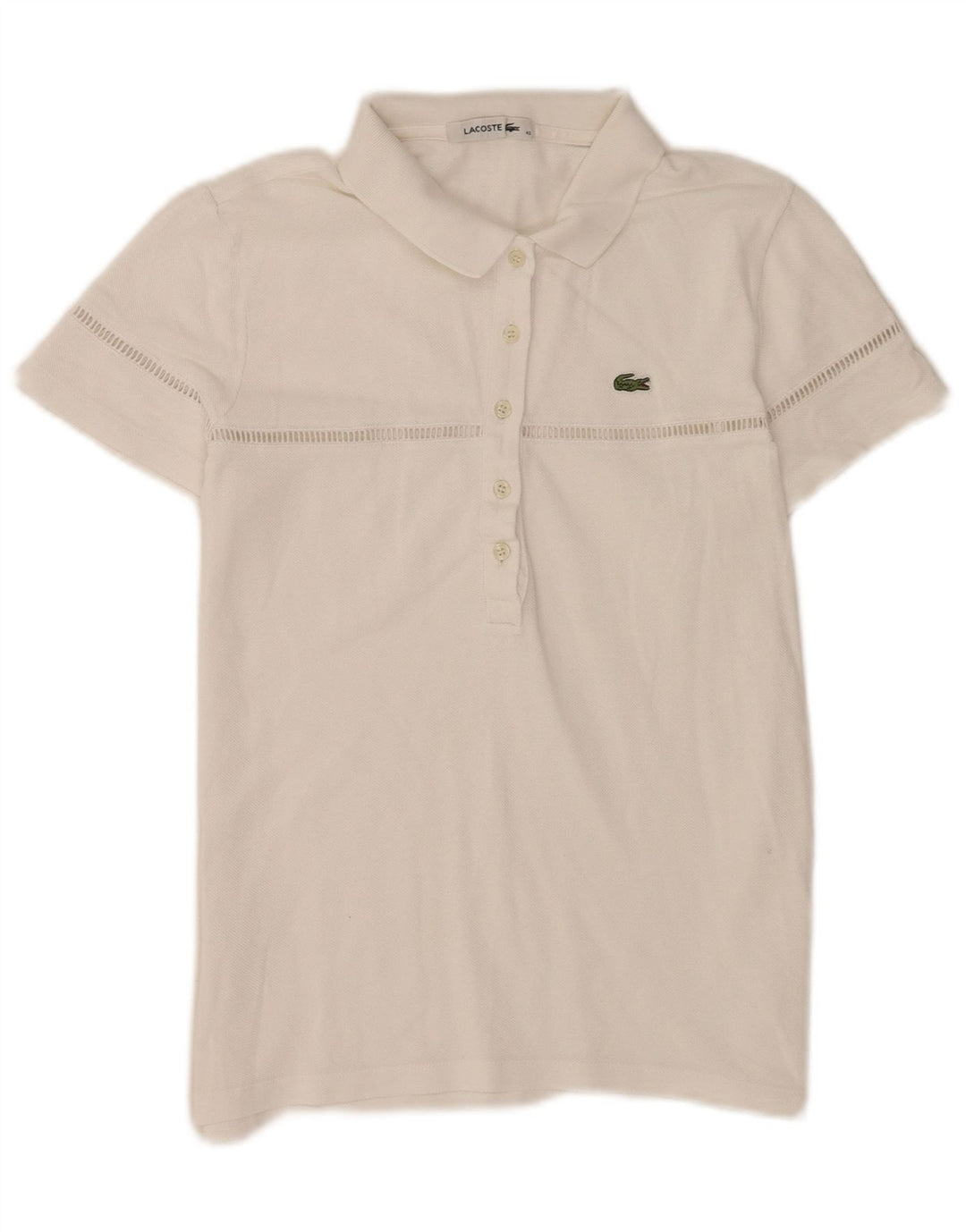 Lacoste Damen Poloshirt, normal, Größe 40, mittelweiß