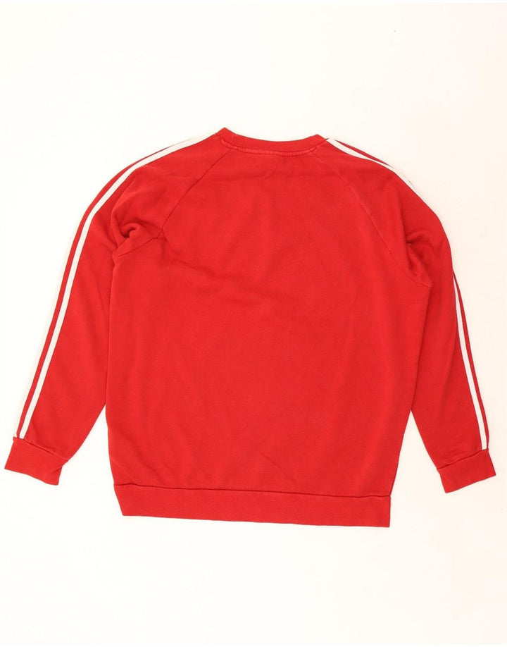 Adidas Herren Sweatshirt Pullover große rote Baumwolle