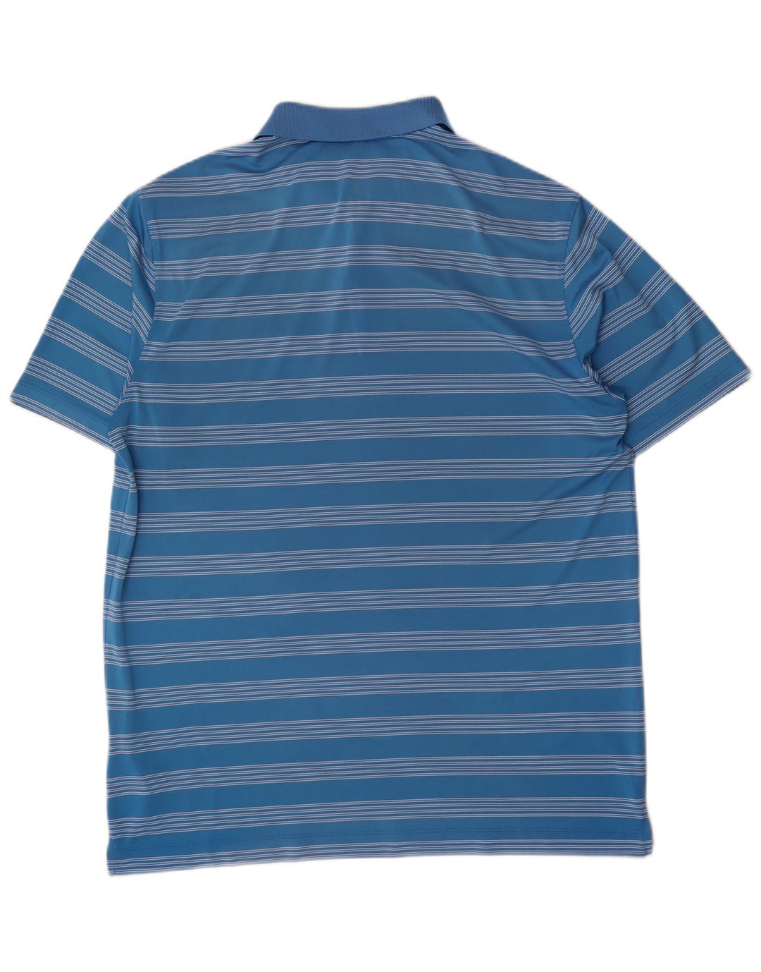 Nike Herren-Poloshirt XL, blau gestreift, Polyester
