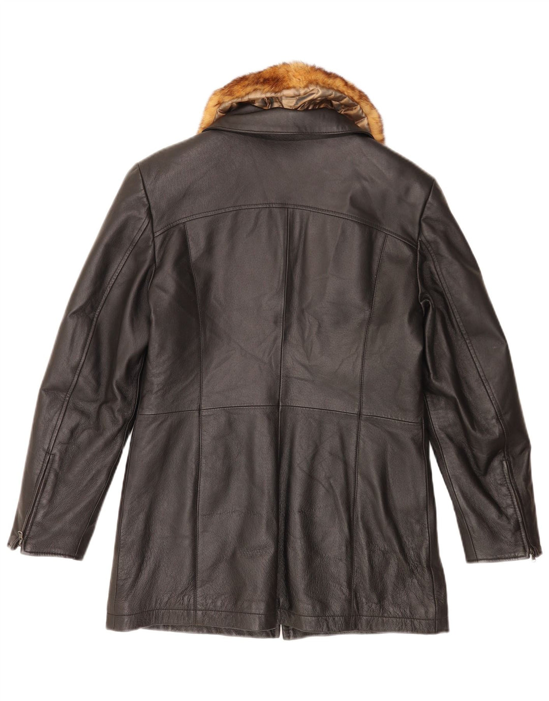 Rachele@Asati Damen Lederjacke IT 42 Mittelschwarzes Leder