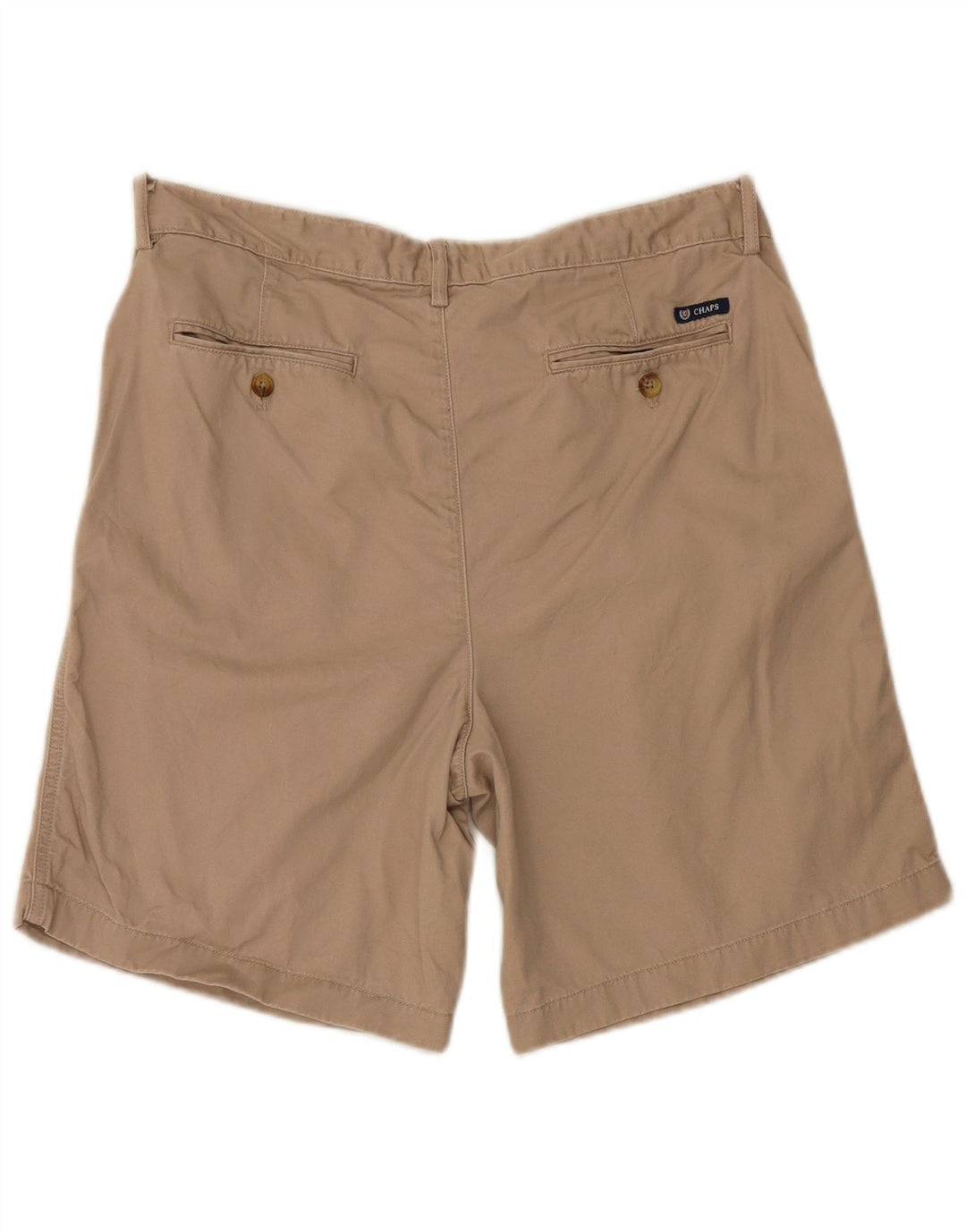 Chaps Herren Pegged Chino Shorts W34 Large Beige Baumwolle