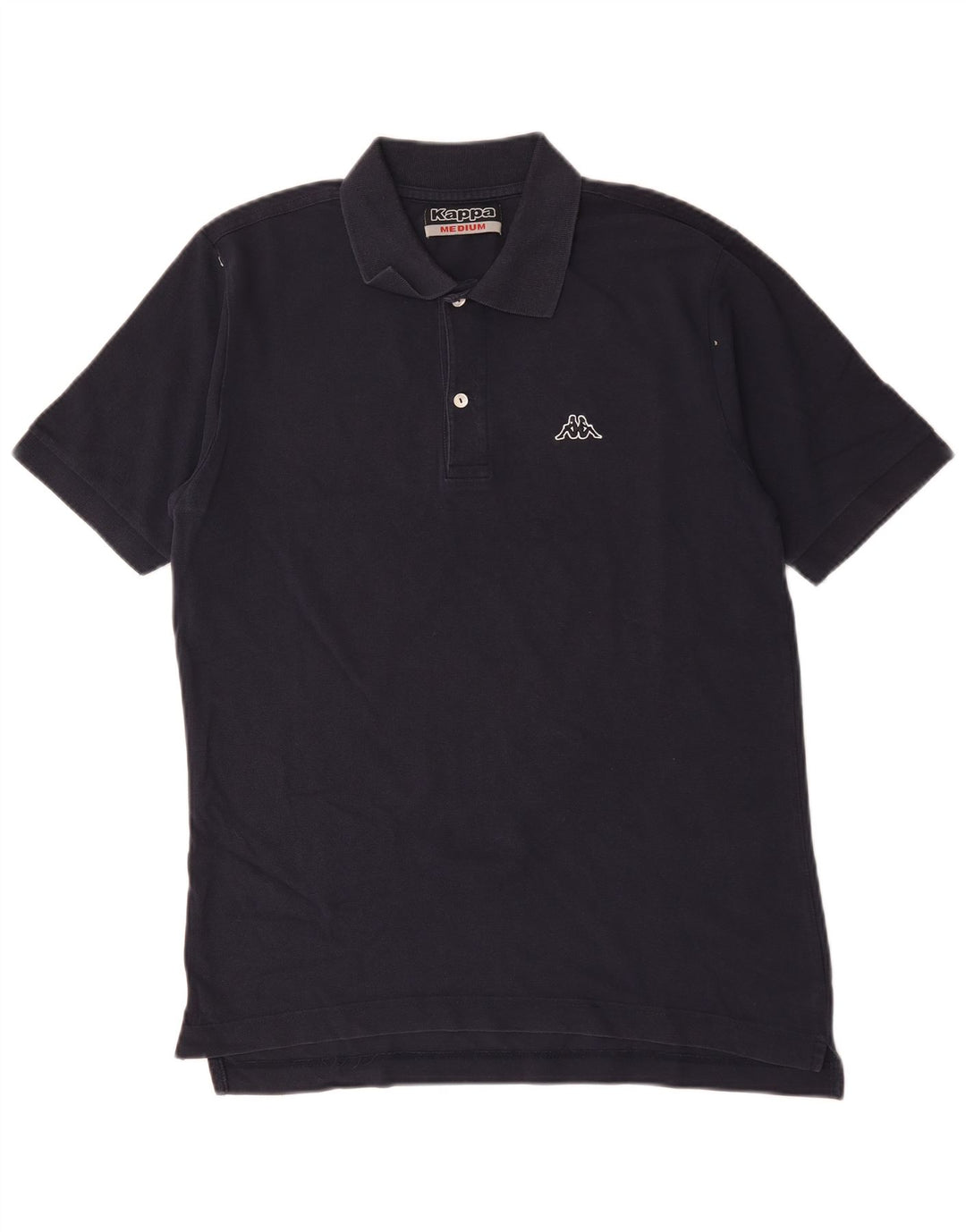 Kappa Herren-Poloshirt, mittelmarineblaue Baumwolle