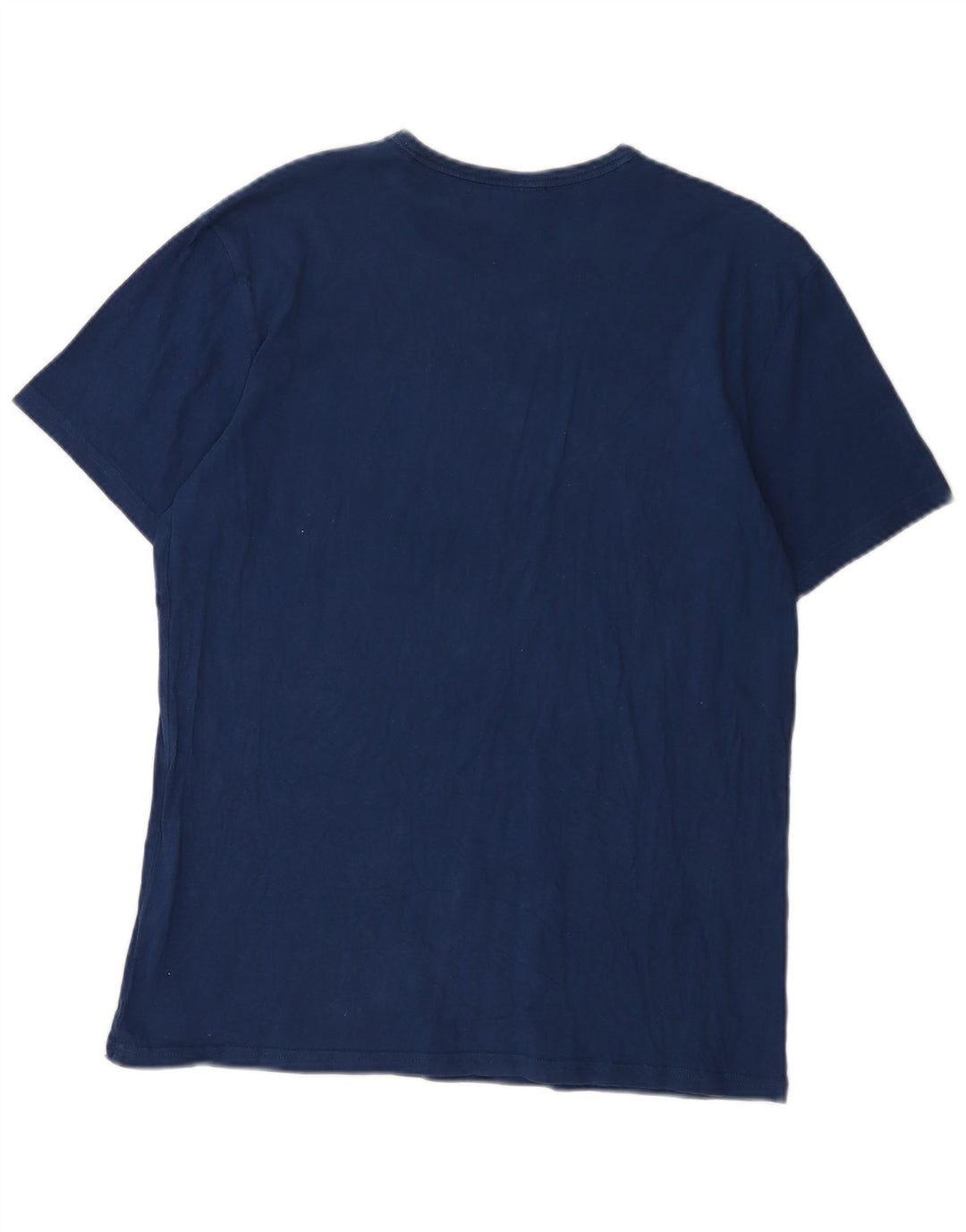 Calvin Klein Herren-T-Shirt mit Grafik, mittelmarineblaue Baumwolle