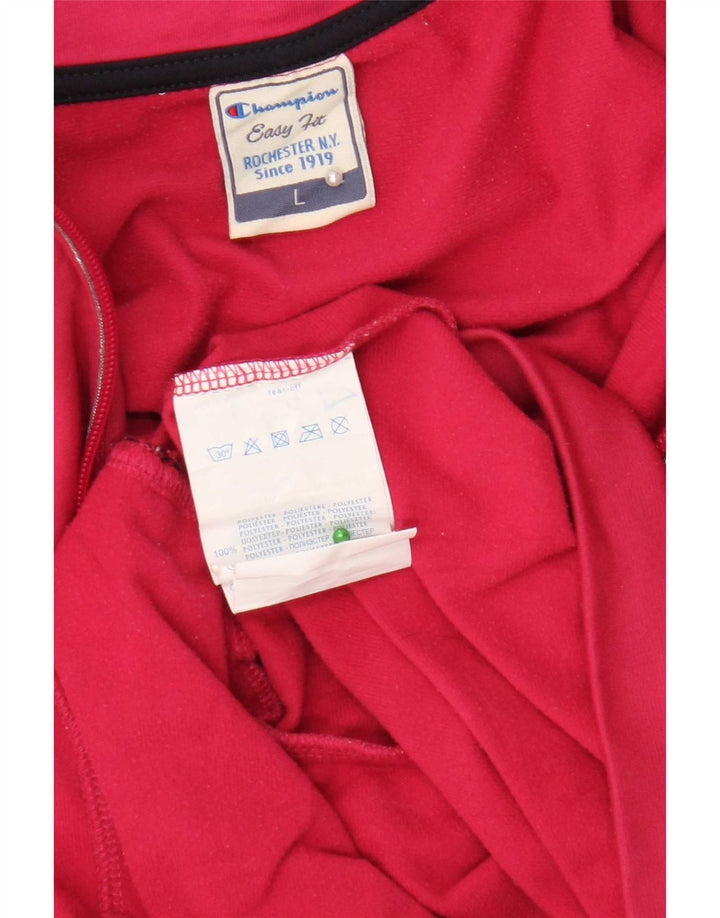 Champion Damen-Trainingsanzug-Oberteil mit einfacher Passform, UK-Gr. 14, Größe L, Rosa, Polyester