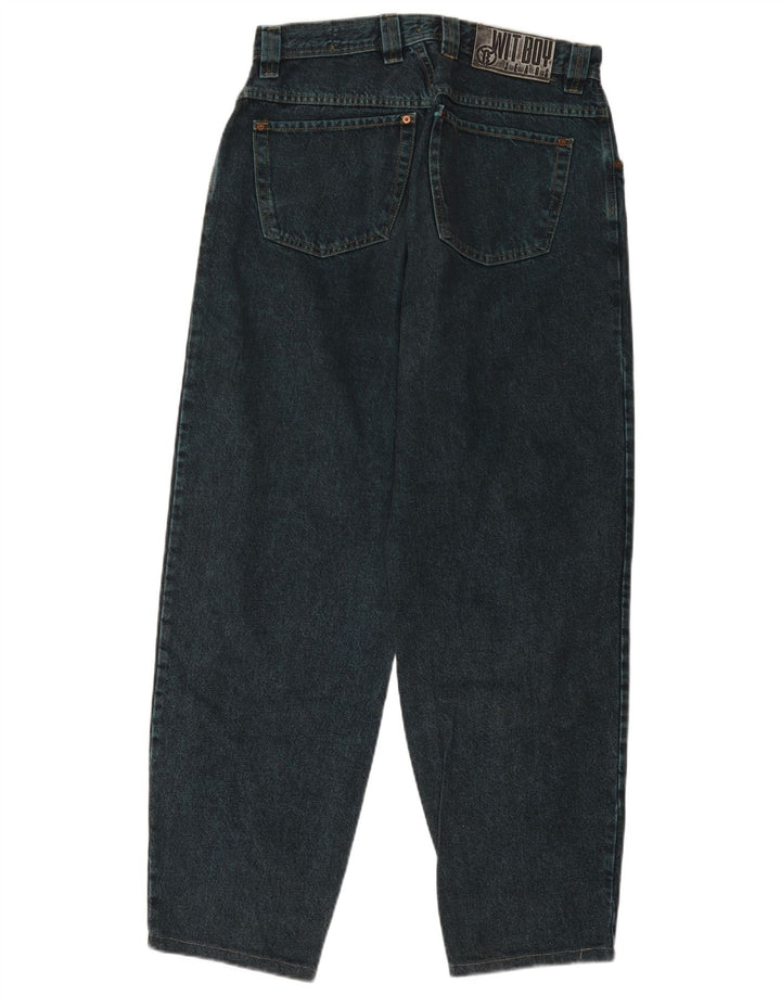 Wit Boy Herren Tapered Jeans W33 L31 Blaue Baumwolle