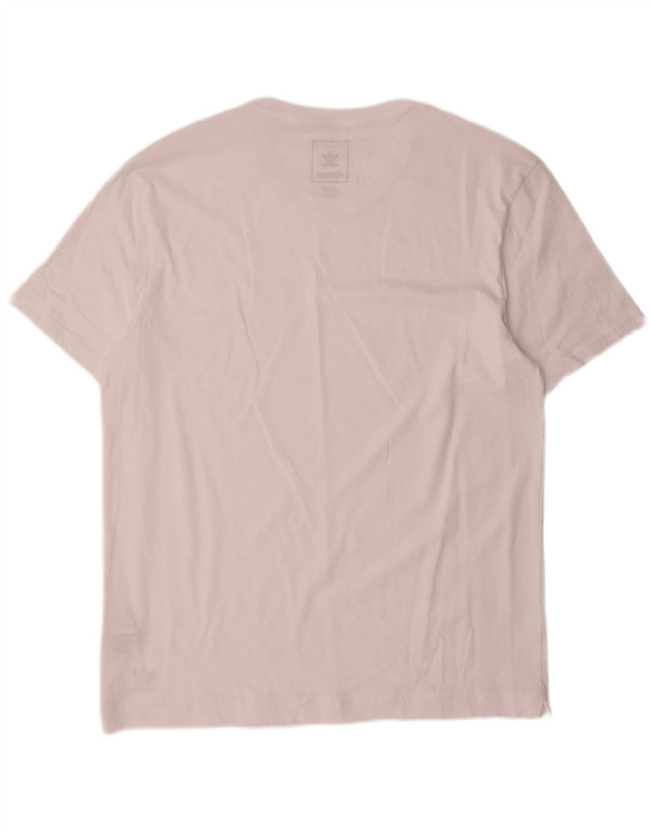 Adidas Herren T-Shirt Top XL Weiß Baumwolle