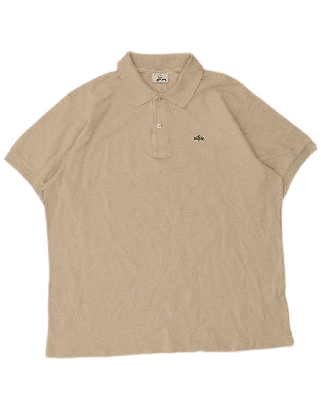 Lacoste Herren Poloshirt Größe 6 XL Beige
