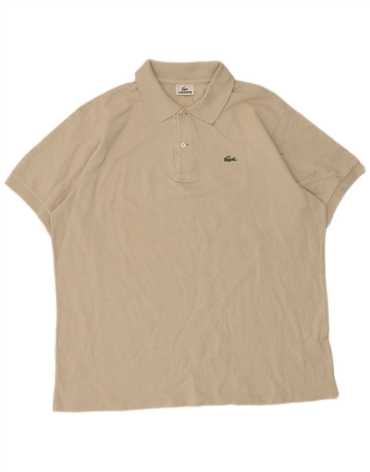 Lacoste Herren Poloshirt Größe 6 XL Beige