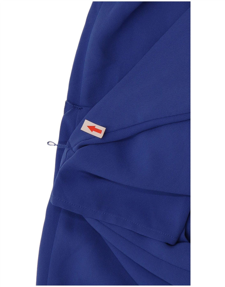 Oasis Damen-Etuikleid mit 3/4-Ärmeln, Größe S, Blau, Polyester