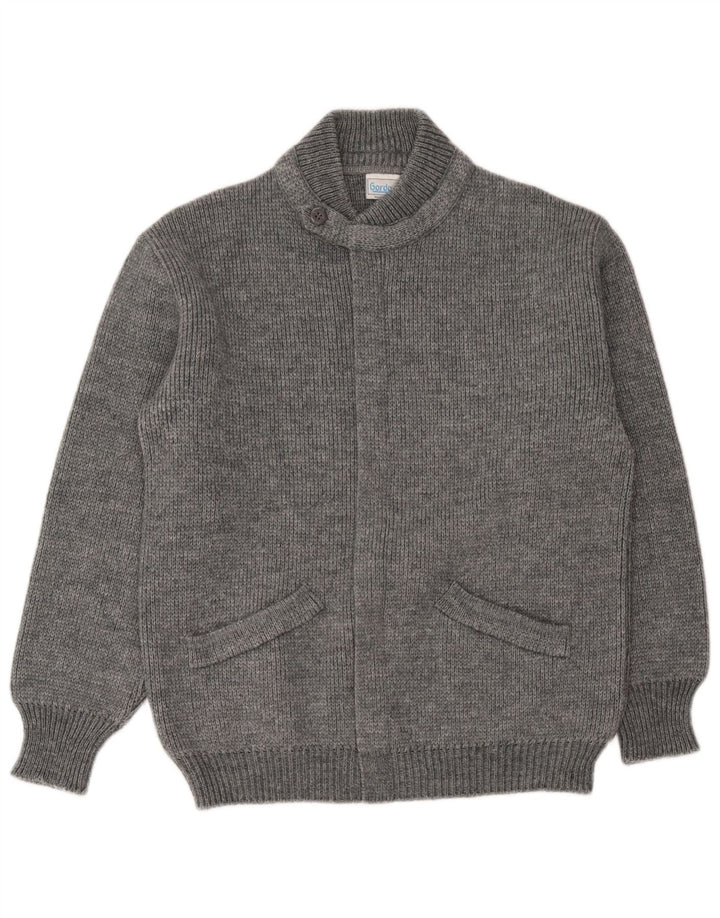 Gordon Herren-Strickjacke, kleine graue Wolle