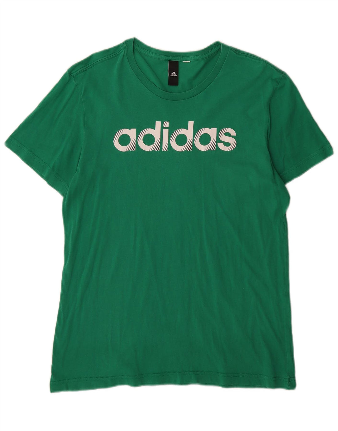 Adidas Herren Grafik T-Shirt Top Mittelgrün