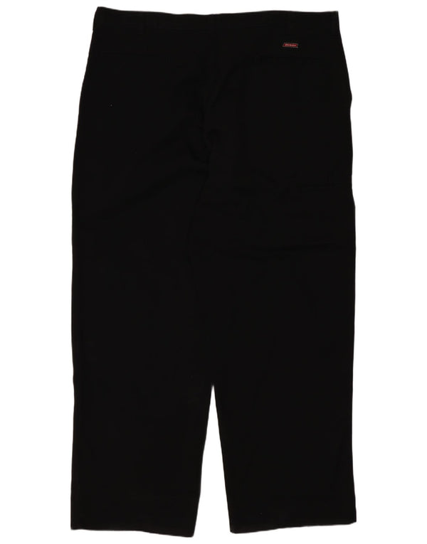 Dickies Mens Straight Chino Trousers W42 L32 Black Polyester