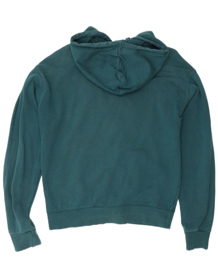 REEBOK Herren-Kapuzenpullover mit Reißverschluss, klein, grüne Baumwolle