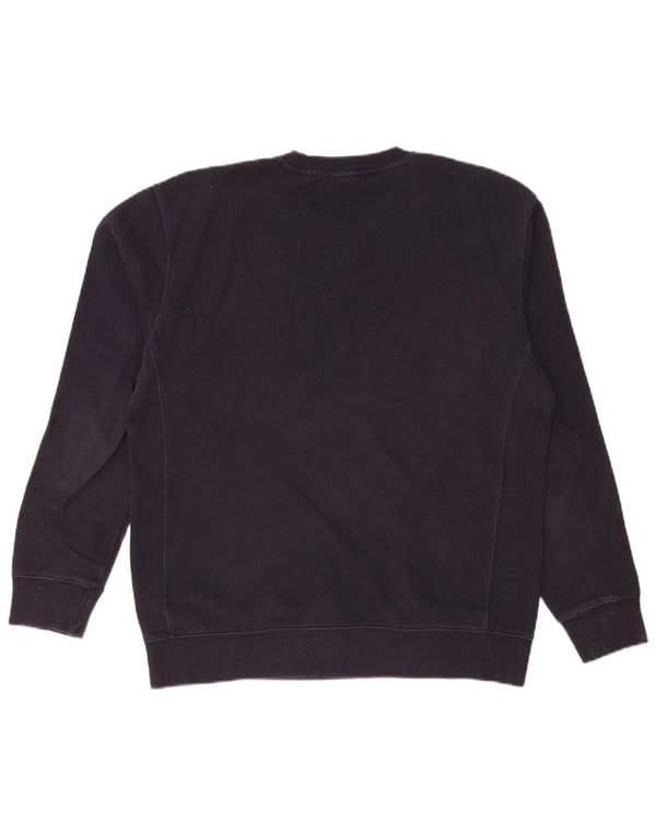 LEE Herren-Sweatshirt mit normaler Passform, mittleres Marineblau