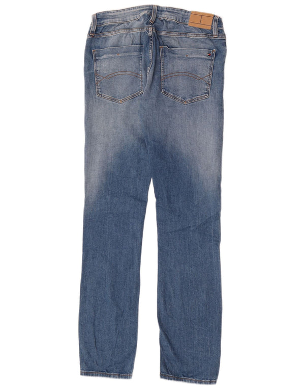 Tommy Hilfiger Slim Jeans für Jungen, 15–16 Jahre, W30 L32, blaue Baumwolle