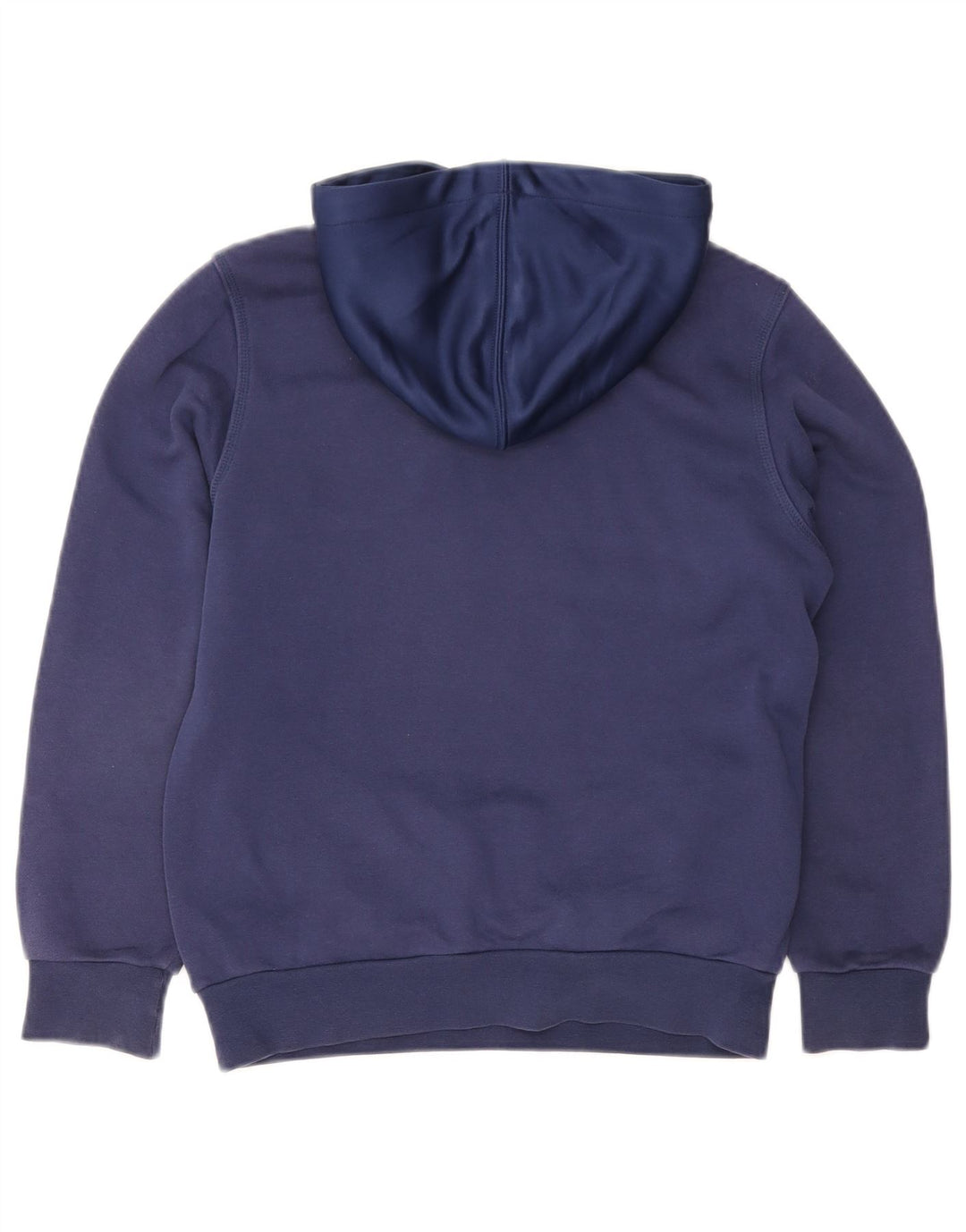 PUMA Jungen-Kapuzenpullover mit Knopfkragen, 11–12 Jahre, marineblaue Baumwolle