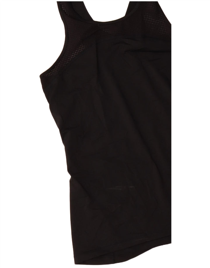 NIKE Damen-Weste Top UK 8 Small Schwarz Polyester
