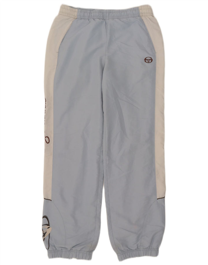 Sergio Tacchini Herren-Trainingshose, Jogginghose, klein, Blau, Farbblock