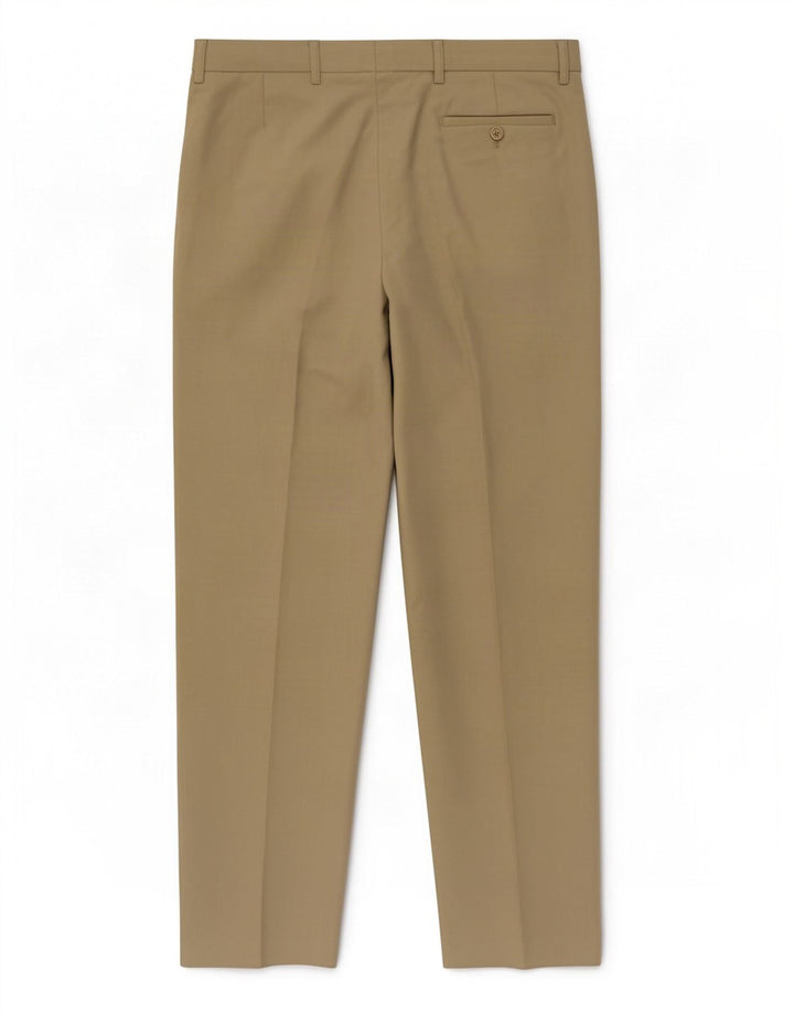Marks & Spencer Herren-Anzughose mit Pegged-Anzug, W32, L29, Khaki, Polyester