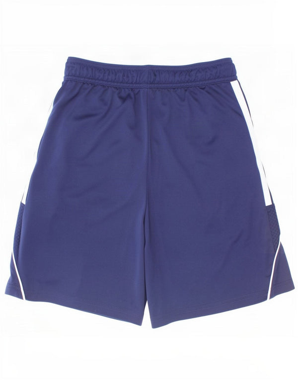 Adidas Sportshorts für Jungen, 13–14 Jahre, blaues Polyester