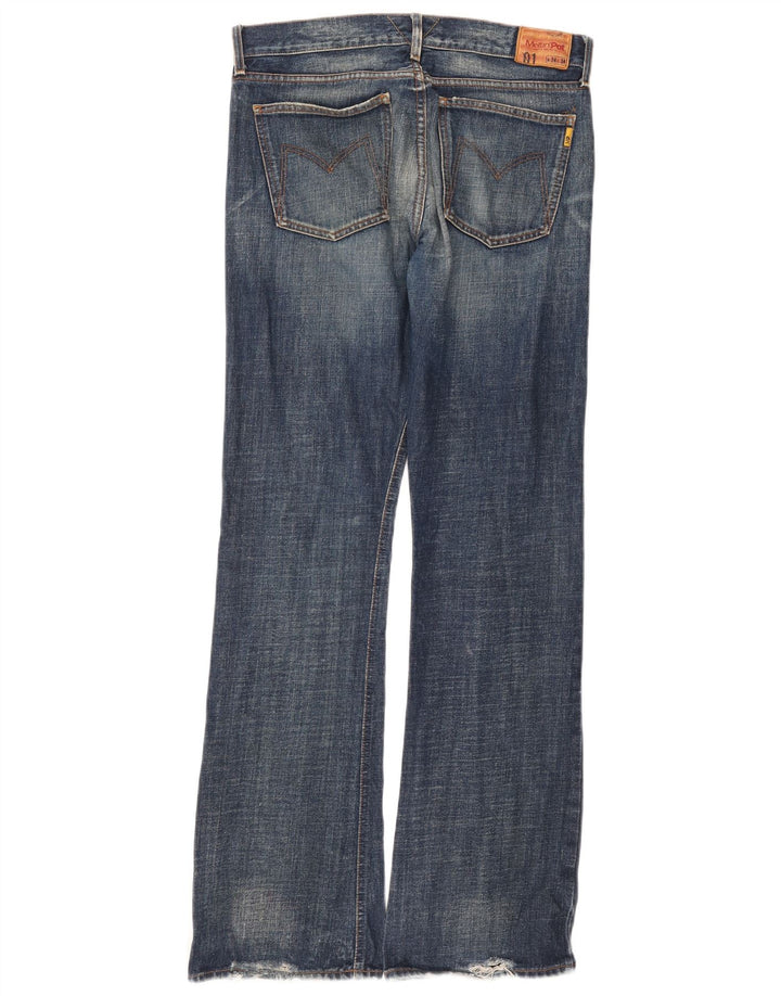 Meltin' Pot Herren Bootcut Jeans W34 L34 Blaue Baumwolle