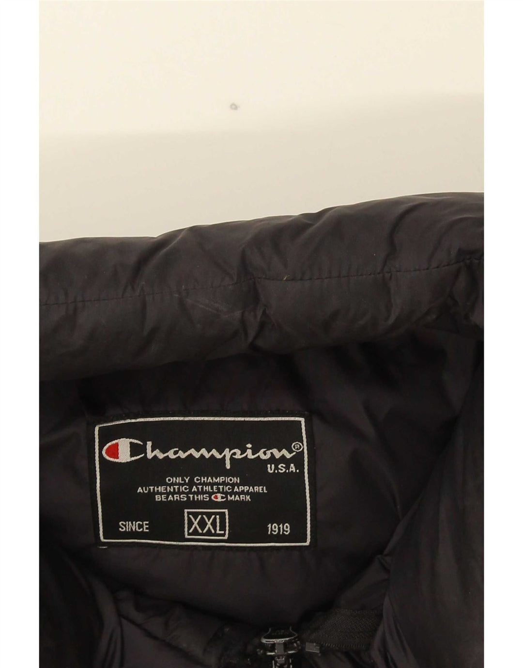 Champion Herren Wattierte Jacke UK 44 2XL Schwarz