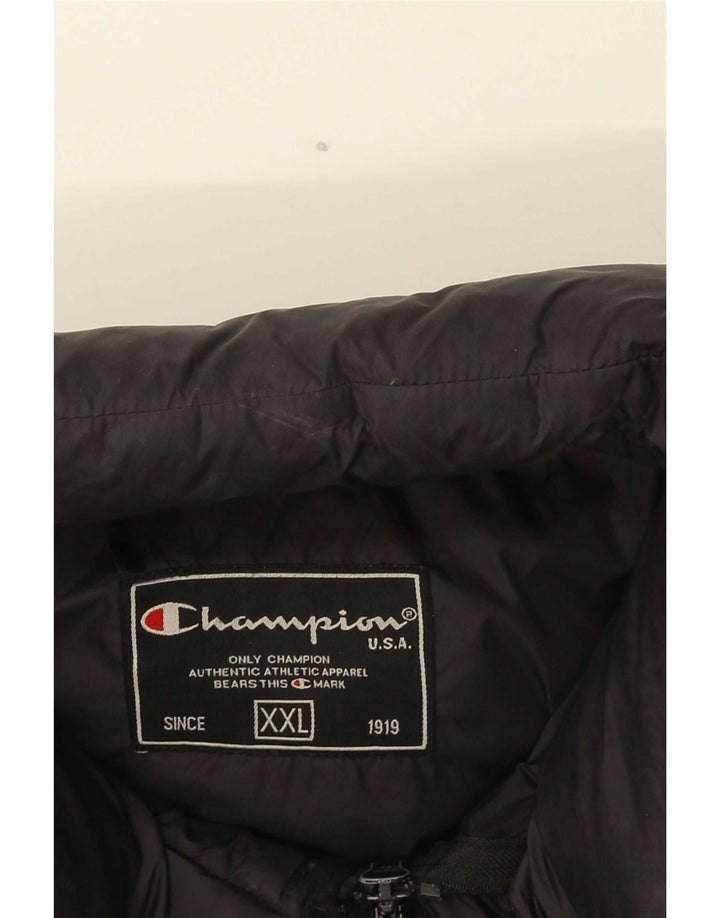 Champion Herren Wattierte Jacke UK 44 2XL Schwarz