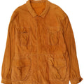 Diana Herren Wildleder-Utility-Jacke IT 52 XL Beige Leder