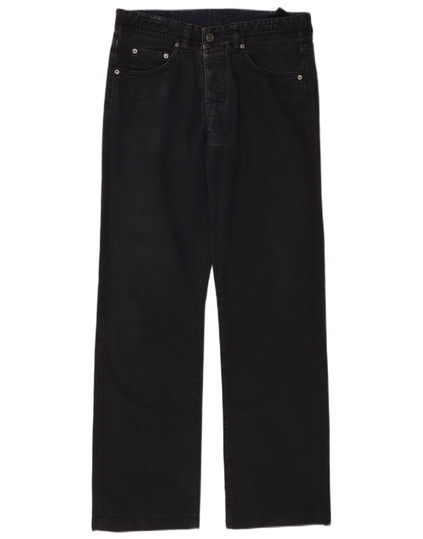 Massimo Dutti Herren Straight Jeans EU 40 Medium W31 L30 Marineblau Baumwolle