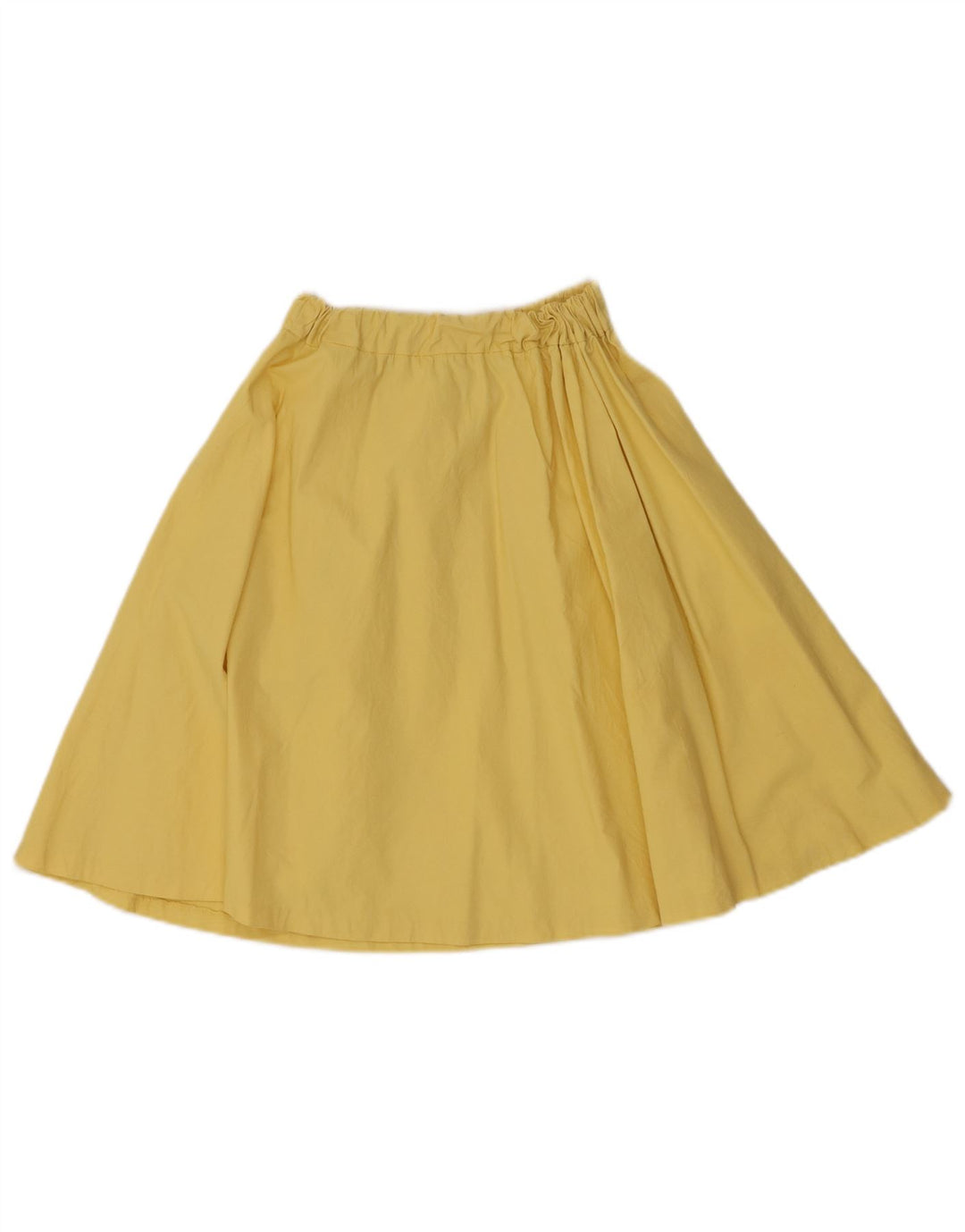 ZARA Womens A-Line Skirt XS W24 Yellow