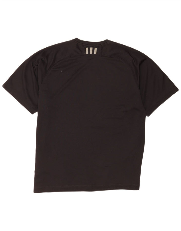 Adidas Herren T-Shirt Top Large Schwarz Polyester
