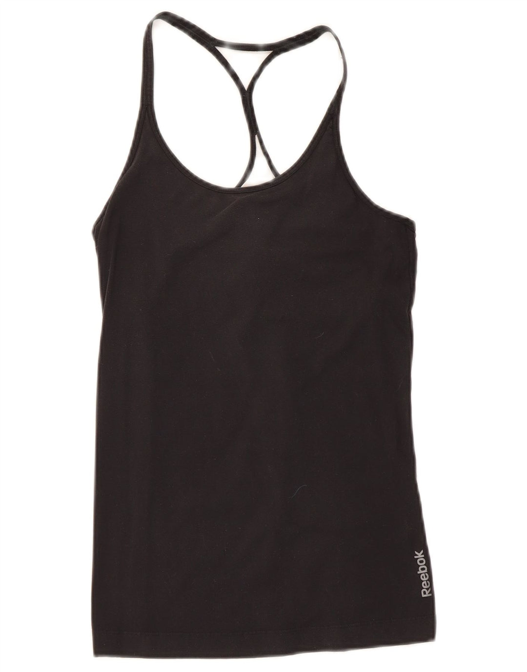 Reebok Damen Weste Top UK 8 Small Schwarz Polyamid